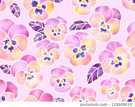 Pansy Background C-4 128889019