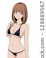 一個泳裝女士 128889567