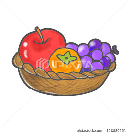 Fruit platter of autumn 128889661