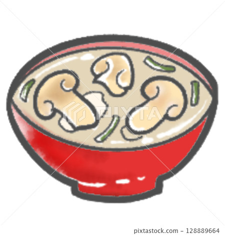 松茸蘑菇湯 128889664