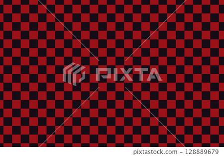 Traditional Japanese pattern background, checkered pattern, pattern available in swatch panel 128889679