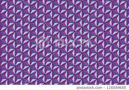 Traditional Japanese pattern background, colorful hemp leaf pattern, pattern available in swatch panel Traditional Japanese pattern background, colorful hemp leaf pattern, pattern available in swatch panel 128889688