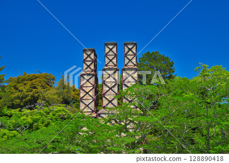 Chubu region, Nirayama Reverberatory Furnace, Meiji era industrial revolution heritage, image of the Reverberatory Furnace, Izunokuni City, Shizuoka Prefecture (3) 128890418