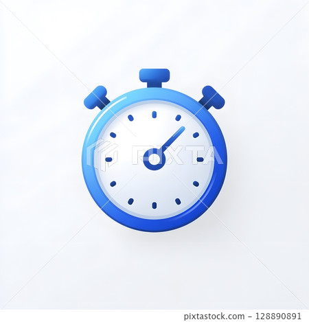 Clock timer icon for productivity UI - Stock Illustration [128890891 ...