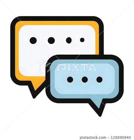 Chat notification dot vector 128890940