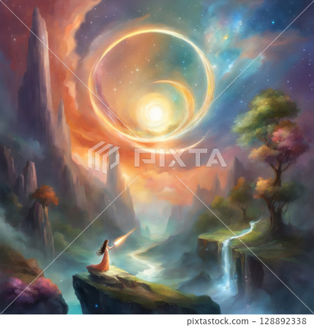 Beautiful mountain landscape 128892338