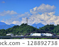 隱約可見的富士山與新型直線列車 128892738