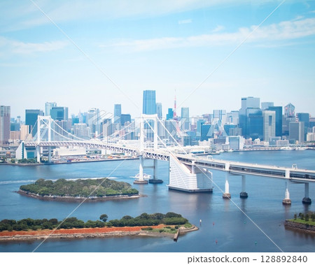 彩虹橋和東京鐵塔 128892840