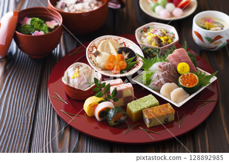 Spring hassun cuisine 128892985