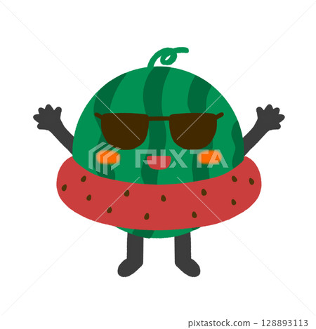 Watermelon character 128893113