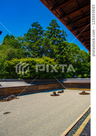[Kyoto Scenery] Ryoanji Temple: The Mysterious Shichigosan Rock Garden 128893685