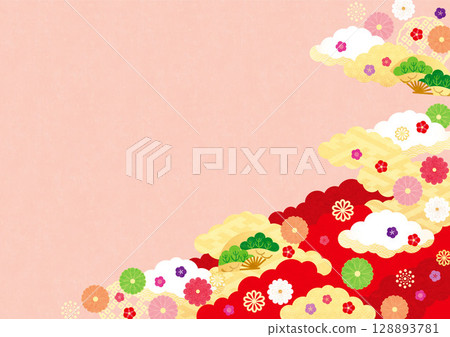 背景材料-新年圖像3-2 128893781