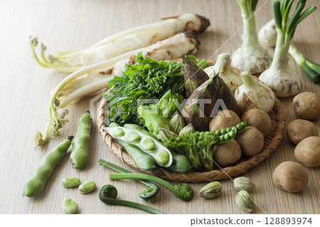 Spring vegetables Spring vegetables 128893974