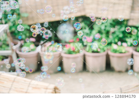 Beautiful wind chimes from Ofusa Kannon in Nara 128894170