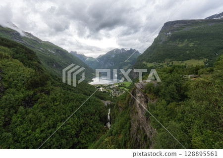 Geiranger fjord from Flydalsjuvet 128895561