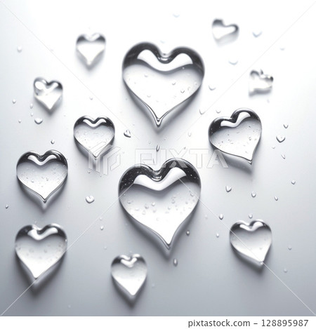 心形水滴 128895987