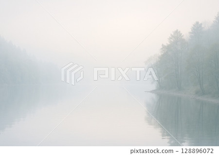 Silence Lakeside Lake surface Silence Lakeside Lake surface 128896072
