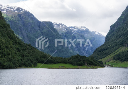 Naeroyfjord taken from Ferry 128896144