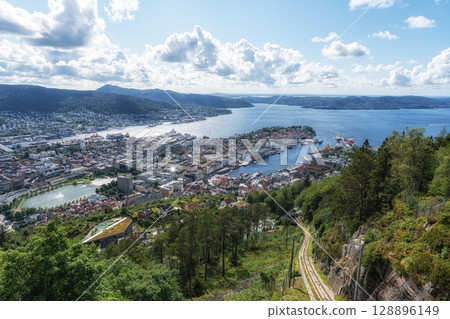 Bergen view from mount floyen 128896149