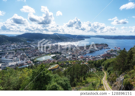 Bergen view from mount floyen 128896151
