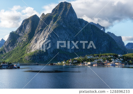 View of Lofoten Islands from Reine View of Lofoten Islands from Reine 128896233
