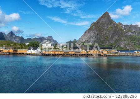 Sakrisoy Yellow Fishing Cabins 128896280