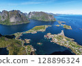 View of Reine from Reinebringen 128896324