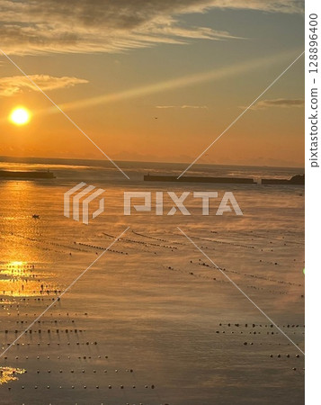 大船渡溫泉第一次看到的日出 大船渡溫泉第一次看到的日出 128896400