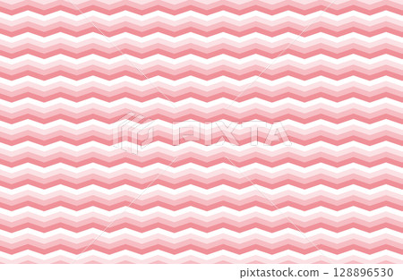 Illustration background material - Colorful chevron stripe pattern - Pattern available in swatch panel 128896530