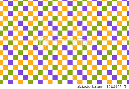 Illustration background material - Random pattern of colorful bricks - Pattern available in swatch panel Illustration background material - Random pattern of colorful bricks - Pattern available in swatch panel 128896545
