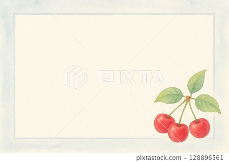 明信片櫻桃 128896561