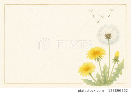 明信片蒲公英 128896562