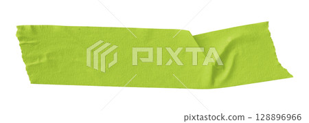 green crumpled torn tape isolated on transparent background green crumpled torn tape isolated on transparent background 128896966