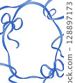 藍絲帶框架 128897173