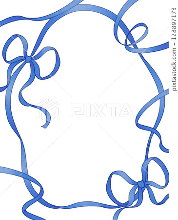 藍絲帶框架 128897173