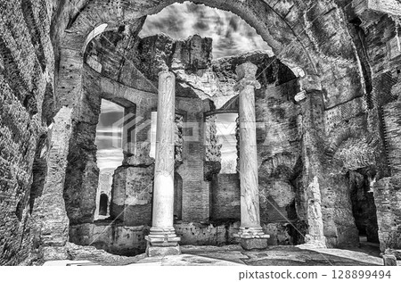 Ruins of Villa Adriana (Hadrian's Villa), Tivoli, Italy Ruins of Villa Adriana (Hadrian's Villa), Tivoli, Italy 128899494