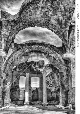 Ruins of Villa Adriana (Hadrian's Villa), Tivoli, Italy Ruins of Villa Adriana (Hadrian's Villa), Tivoli, Italy 128899496