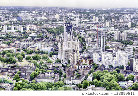 London City skyline, UK 128899611