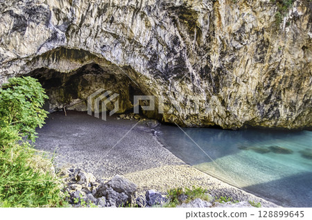 Arcomagno beach, Coast of the Cedars, Tyrrhenian Sea, Italy Arcomagno beach, Coast of the Cedars, Tyrrhenian Sea, Italy 128899645