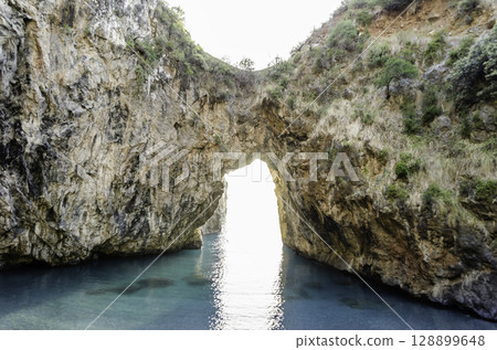 Arcomagno beach, Coast of the Cedars, Tyrrhenian Sea, Italy 128899648