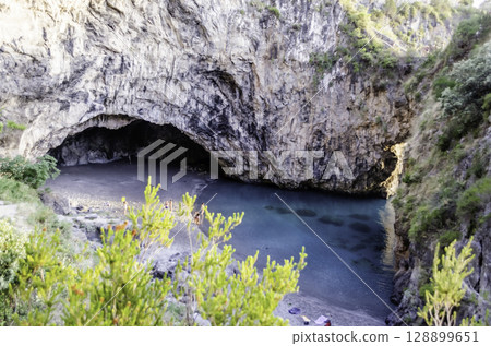 Arcomagno beach, Coast of the Cedars, Tyrrhenian Sea, Italy 128899651