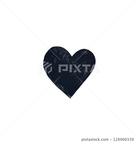 A watercolor illustration of a stylized black heart on a white background. This minimalist and bold design conveys emotion with simplicity, perfect for modern, edgy, or elegant projects seeking a A watercolor illustration of a stylized black heart on a white background. This minimalist and bold design conveys emotion with simplicity, perfect for modern, edgy, or elegant projects seeking a 128900339