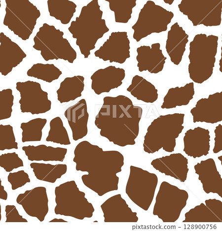 Abstract modern giraffe seamless pattern. Animals trendy background. Colorful decorative vector stock illustration for print, card, postcard, fabric, textile. Modern ornament of stylized skin Abstract modern giraffe seamless pattern. Animals trendy background. Colorful decorative vector stock illustration for print, card, postcard, fabric, textile. Modern ornament of stylized skin 128900756