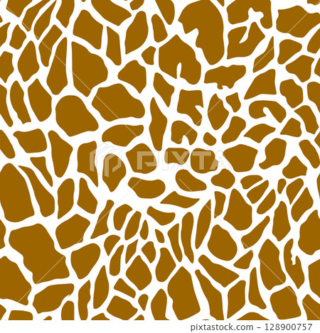 Abstract modern giraffe seamless pattern. Animals trendy background. Colorful decorative vector stock illustration for print, card, postcard, fabric, textile. Modern ornament of stylized skin Abstract modern giraffe seamless pattern. Animals trendy background. Colorful decorative vector stock illustration for print, card, postcard, fabric, textile. Modern ornament of stylized skin 128900757