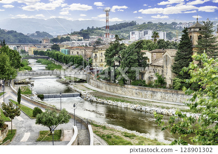 Scenic view of the Old Town in Cosenza, Italy Scenic view of the Old Town in Cosenza, Italy 128901302