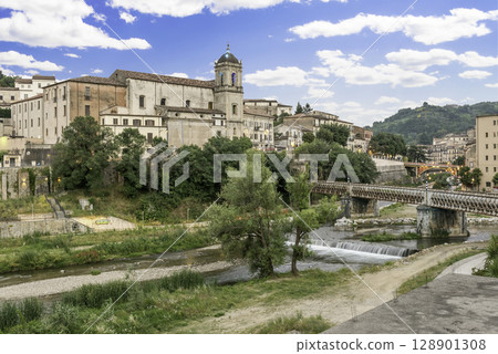Scenic view of the Old Town in Cosenza, Italy 128901308