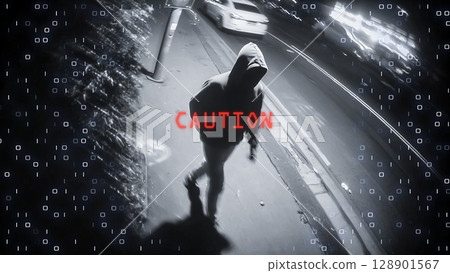 City surveillance footage of suspects 128901567