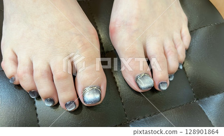 Navy magnetic foot nails for adults Navy magnetic foot nails for adults 128901864