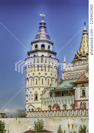 The iconic complex Izmailovskiy Kremlin in Moscow, Russia The iconic complex Izmailovskiy Kremlin in Moscow, Russia 128902000