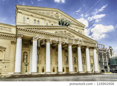 The iconic Bolshoi Theatre, sightseeing and landmark in Moscow, Russia The iconic Bolshoi Theatre, sightseeing and landmark in Moscow, Russia 128902006